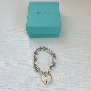 Tiffany Sterling Silver 925 locket bracelet